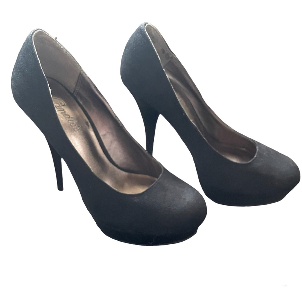 Candie’s Smoky Black Heels - 7